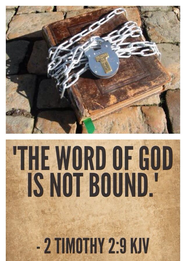 God s Word Is Not Bound Today s Lifeline