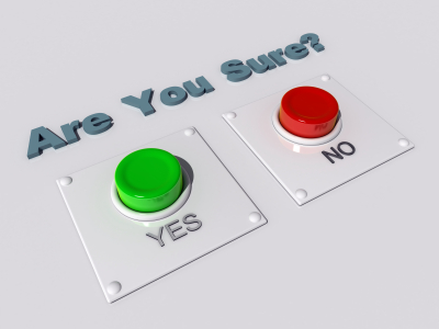 An answer you must be 100% sure about …