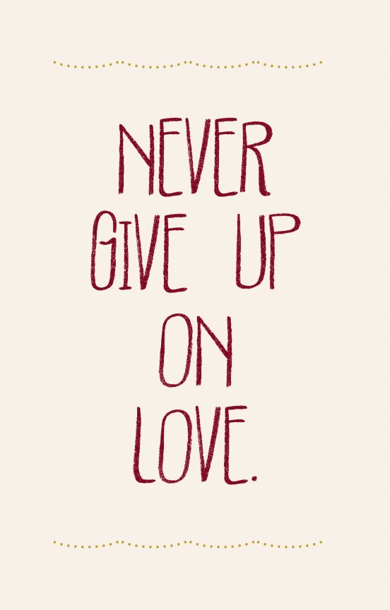 Before You Give Up in Love – 2